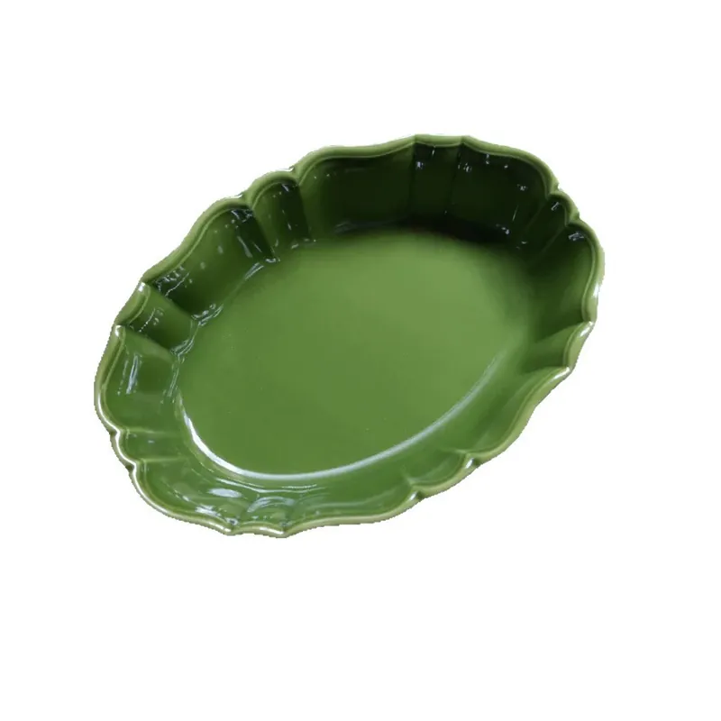 Scalloped Ceramic Baking Dish tableware view 5