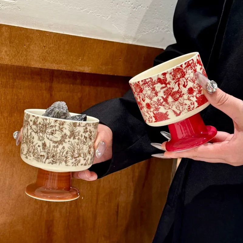 Vintage Ceramic Candle Cup