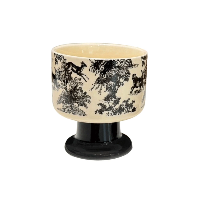 Bougeoir vintage en céramique tableware view 5