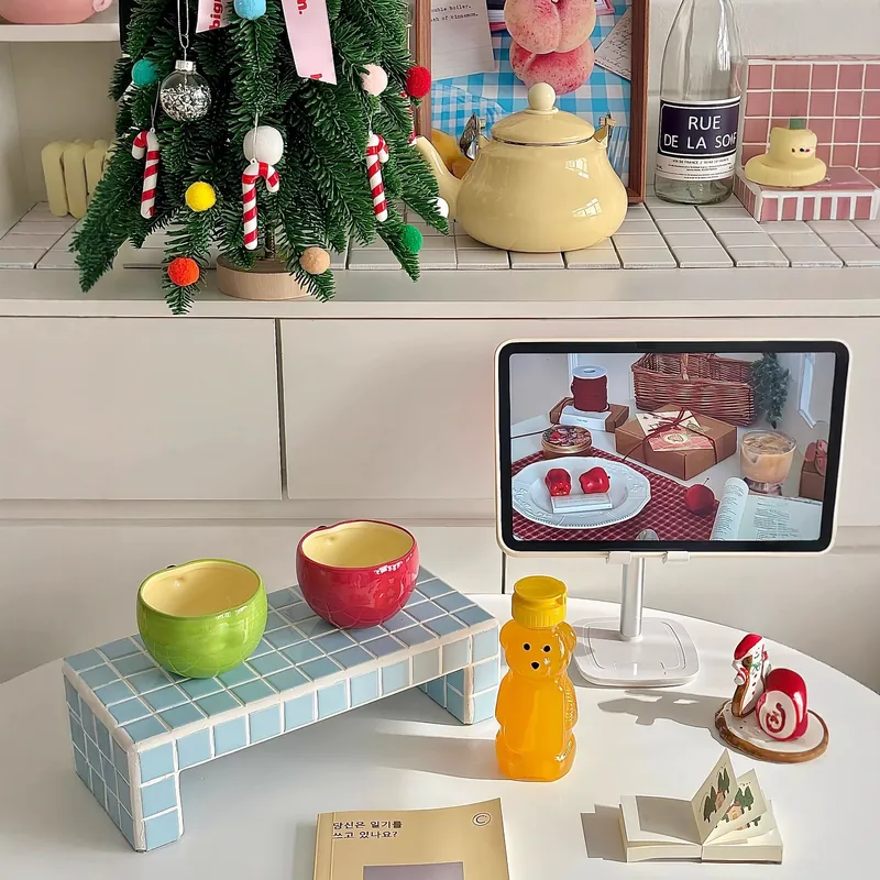 Bol pomme en porcelaine tableware view 4