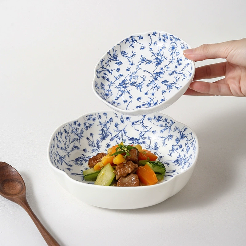 Service de table en céramique floral vintage japonais tableware view 3