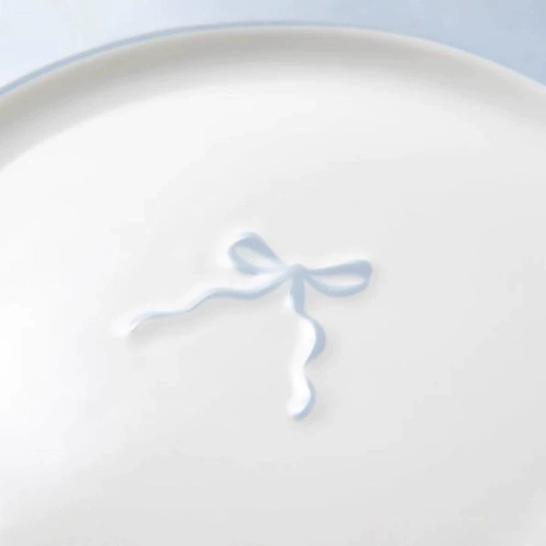 Свежая керамическая десертная тарелка tableware view 3