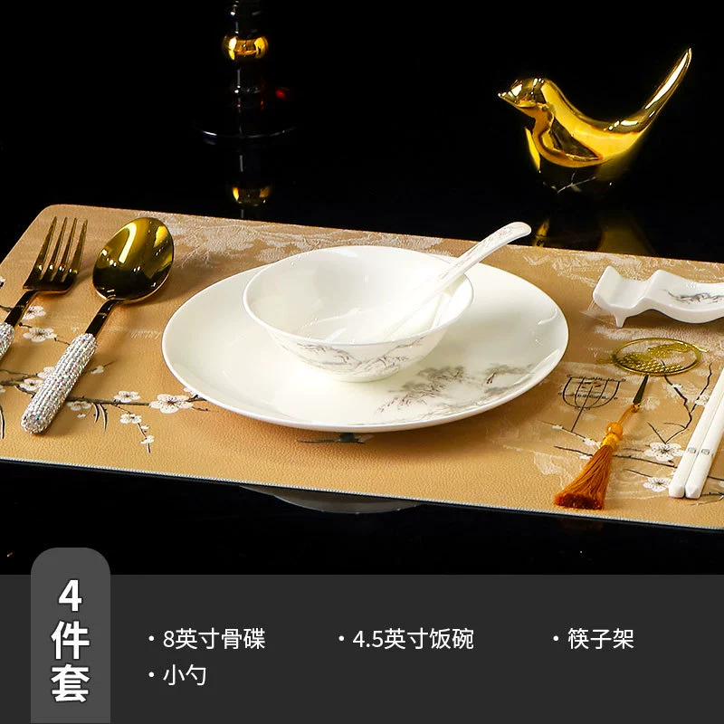 New Chinese Ceramic Tableware Set tableware view 7