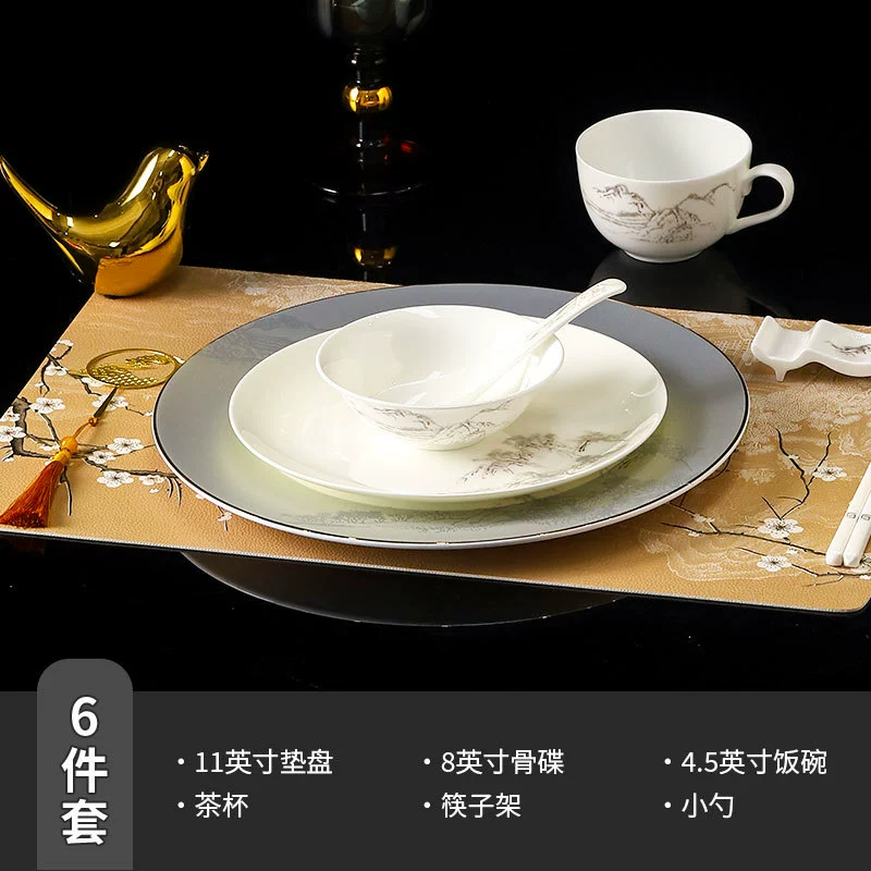 New Chinese Ceramic Tableware Set tableware view 9
