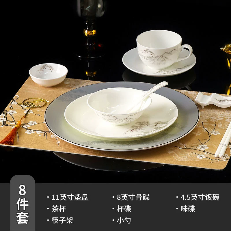 New Chinese Ceramic Tableware Set tableware view 11