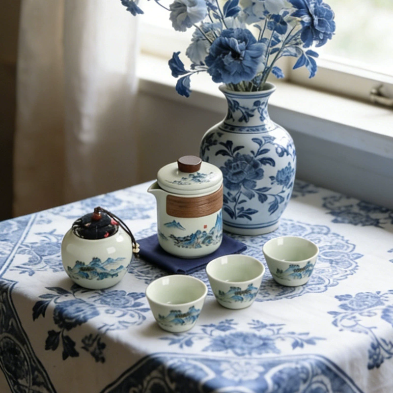 Porcelain Tea Set tableware view 2