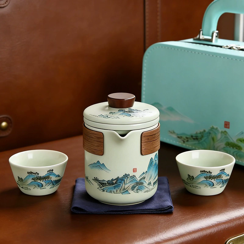 Porcelain Tea Set tableware view 3