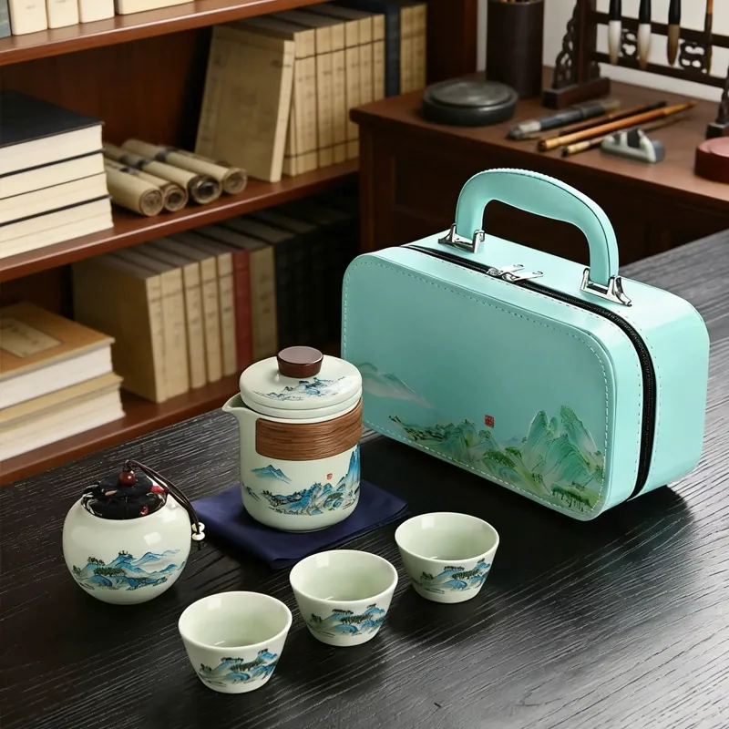 Porcelain Tea Set tableware view 4