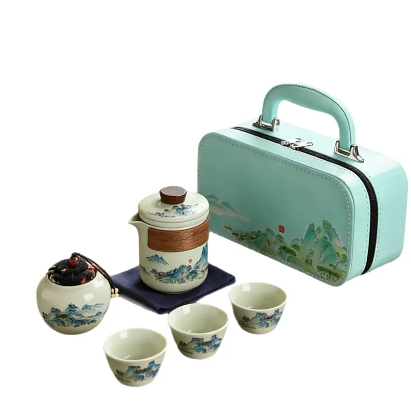 Porcelain Tea Set tableware view 5