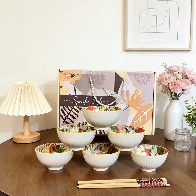 Bol de porcelana tableware view 3