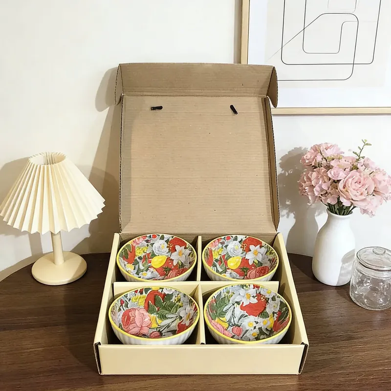 Bol de porcelana tableware view 4