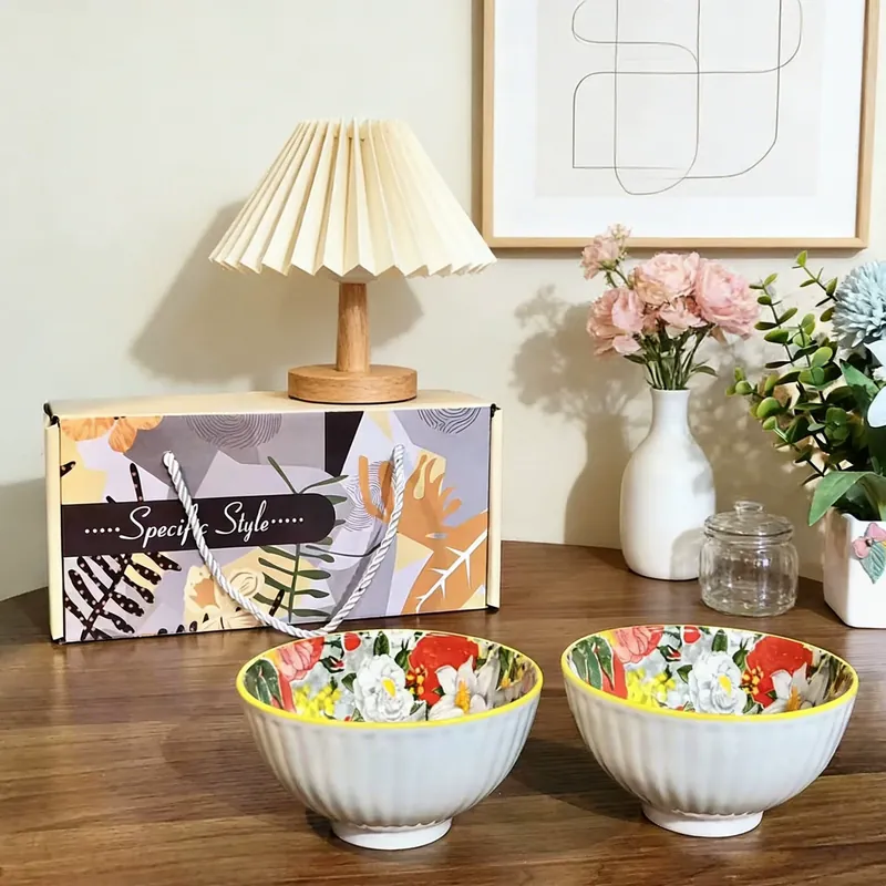 Bol de porcelana tableware view 6
