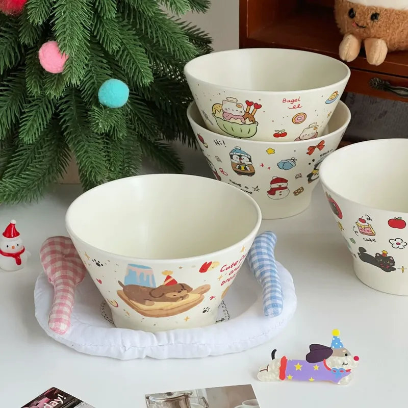 Porcelain Dessert Bowl tableware view 2