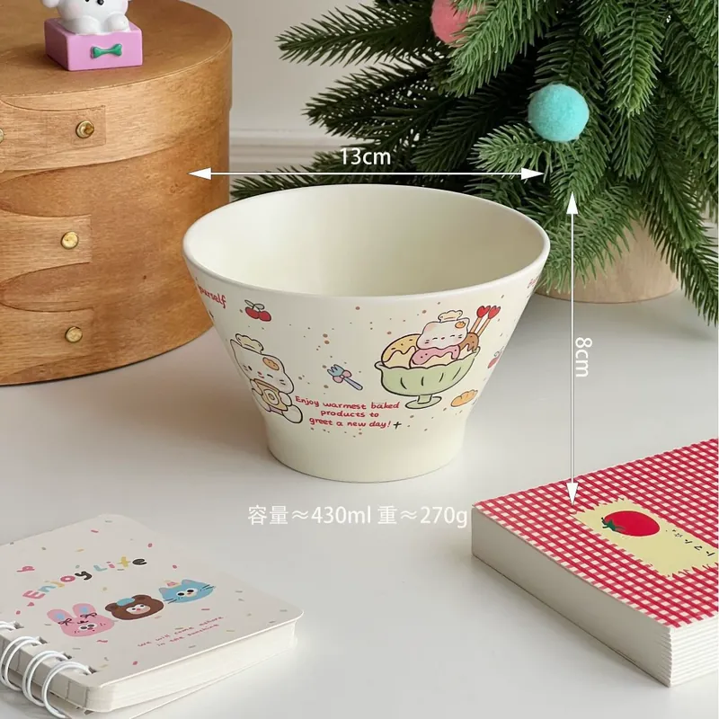 Porcelain Dessert Bowl tableware view 8