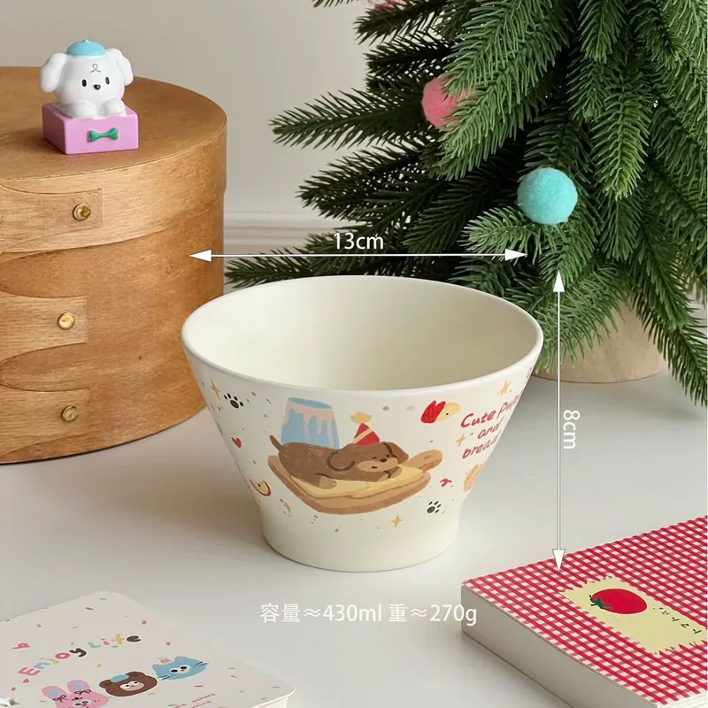 Porcelain Dessert Bowl tableware view 9