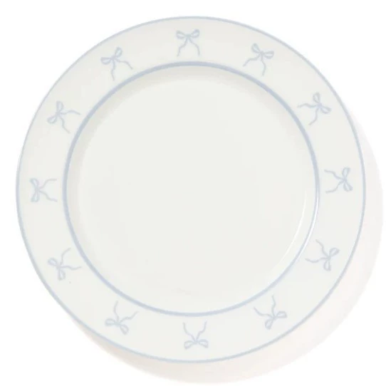 Plato de ensalada de cerámica borde lazo tableware view 6