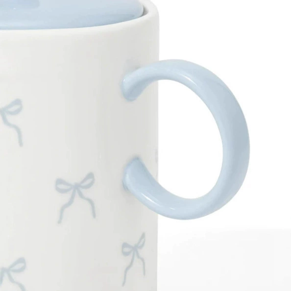 Ceramic Teapot with Bow tableware view 3