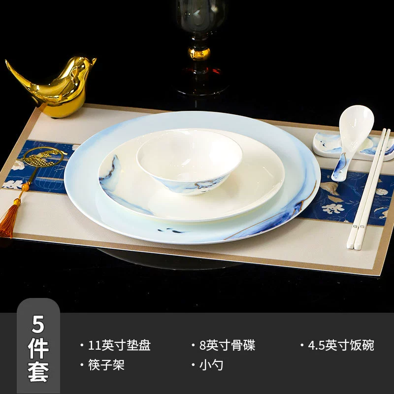 레스토랑용 본차이나 식기 세트 tableware view 8