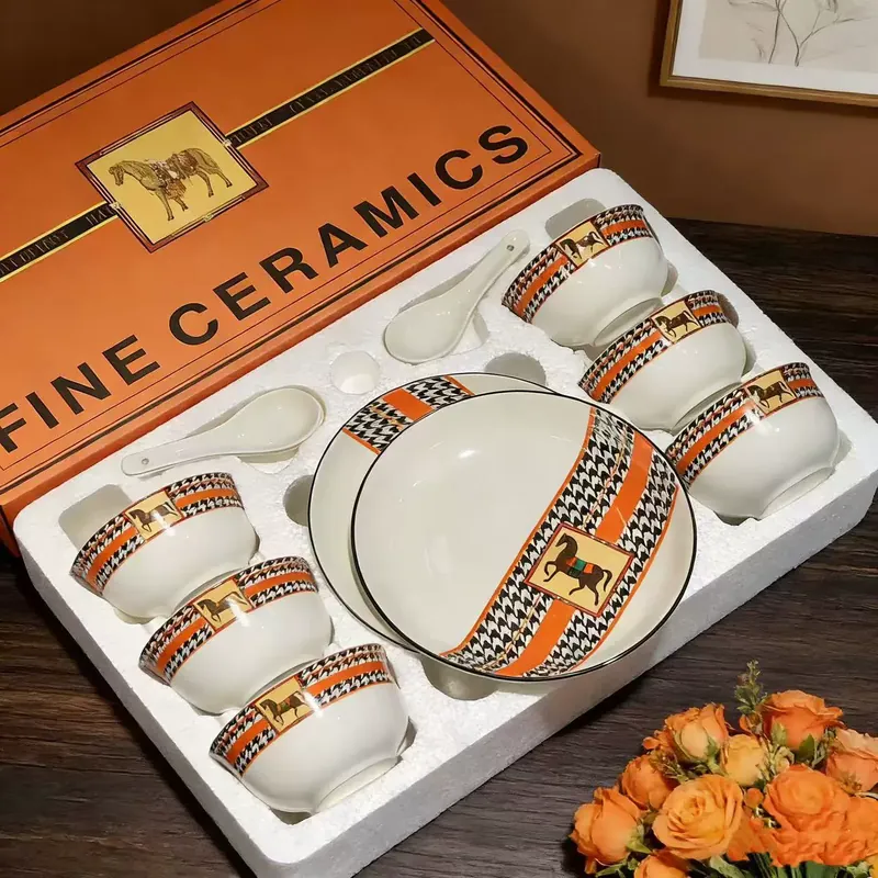 Porcelain Dinnerware Set tableware view 2