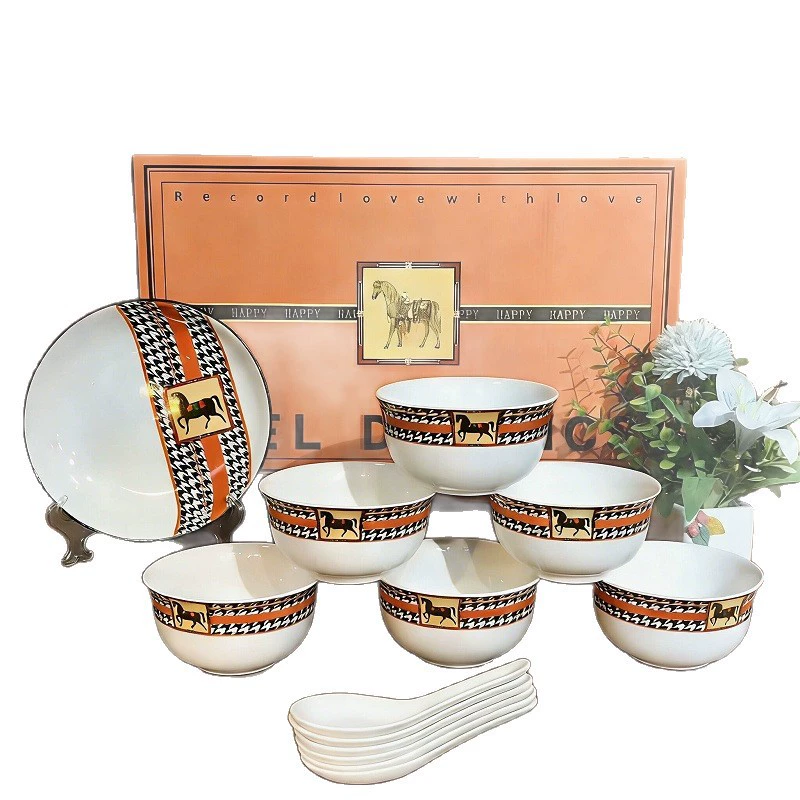 Porcelain Dinnerware Set tableware view 5