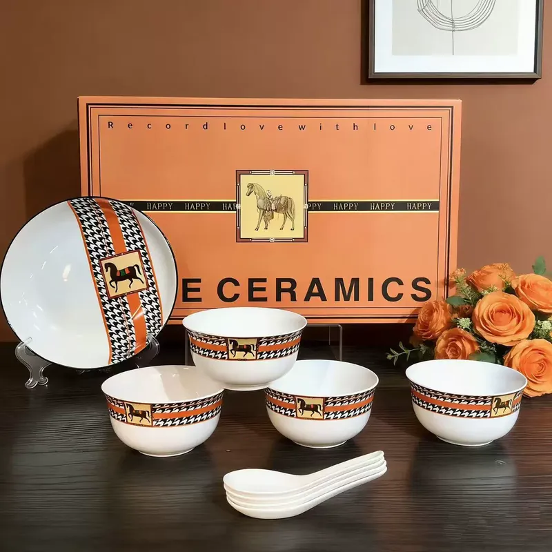 Porcelain Dinnerware Set tableware view 7