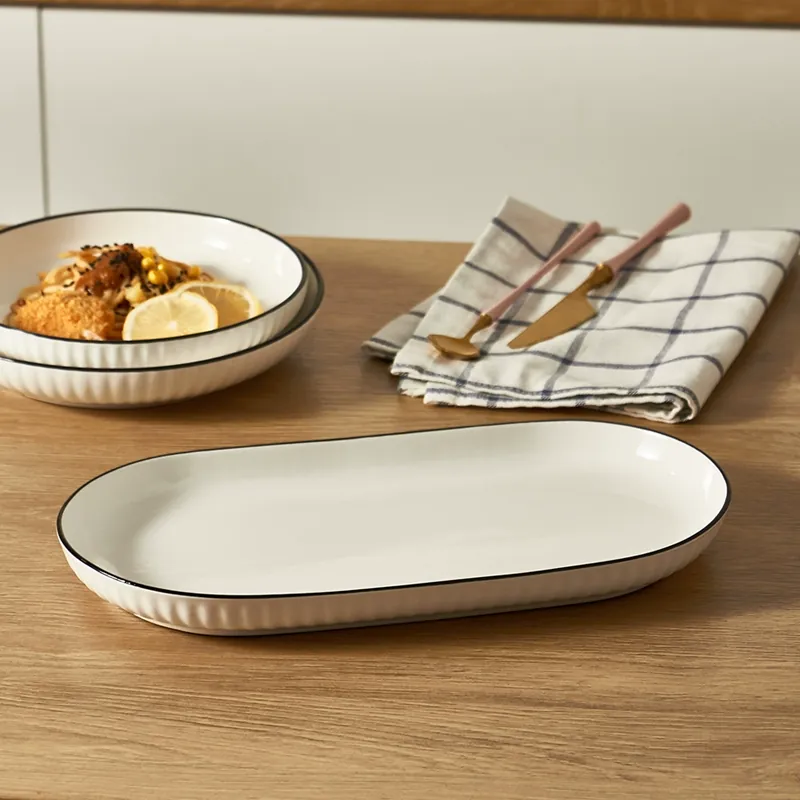 طقم أطباق بورسلين tableware view 2