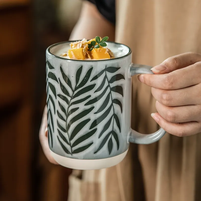 Large Capacity Ceramic Mug tableware view 2
