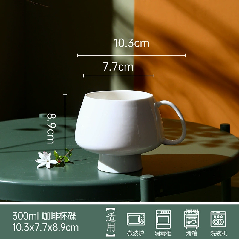 Porcelain Mug with Pedestal Base tableware view 6