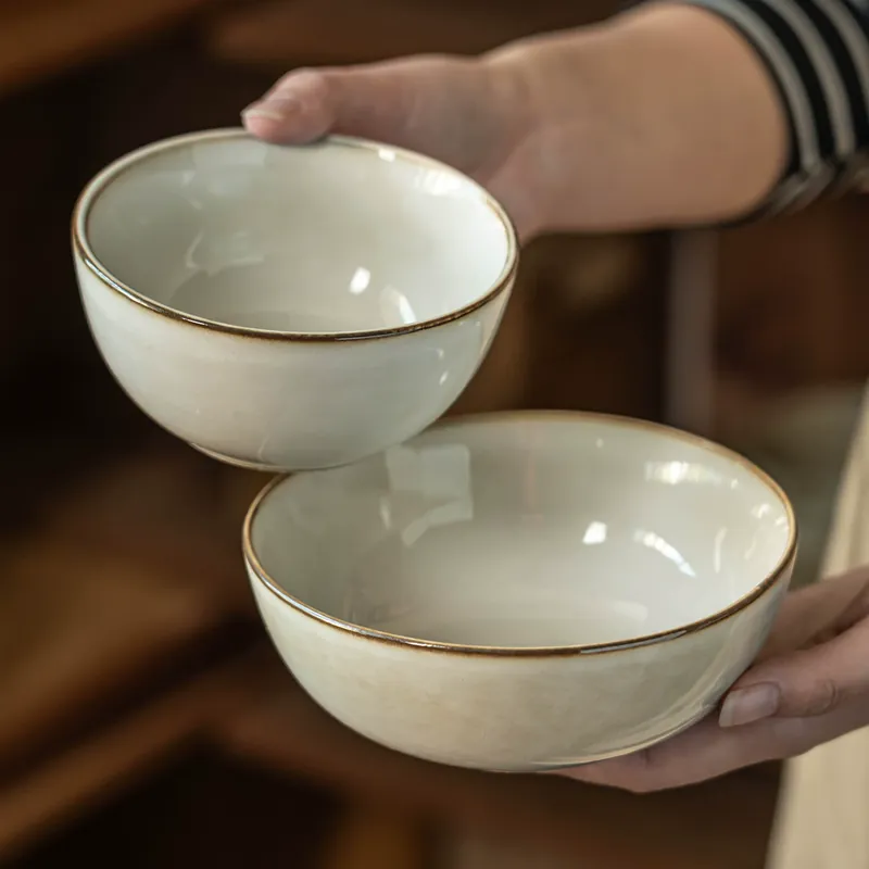 Japanese Style Ceramic Rice Bowl