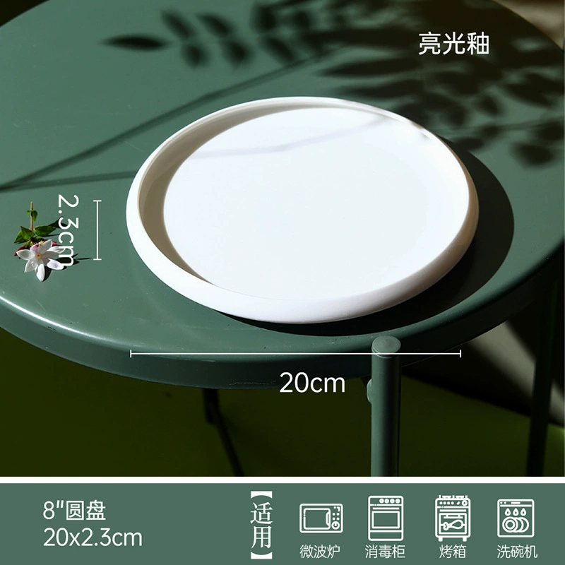 Фарфоровая обеденная тарелка tableware view 12