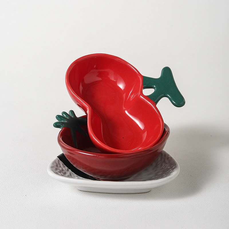 Porcelain Dipping Sauce Dish tableware view 3