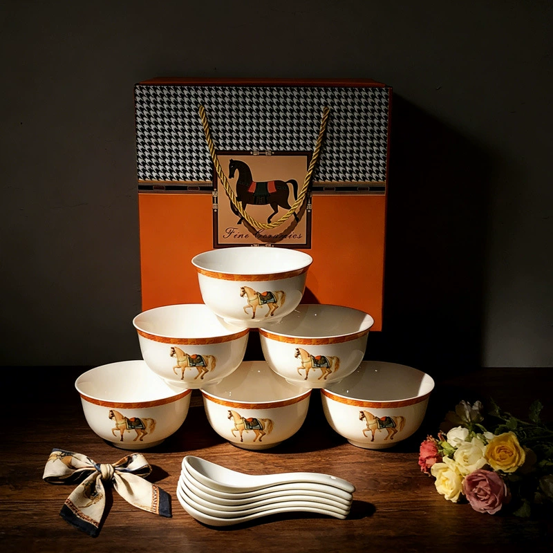 طقم أطباق بورسلين tableware view 3