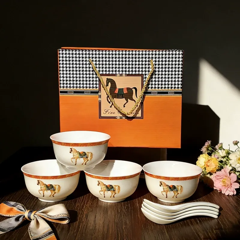 طقم أطباق بورسلين tableware view 8