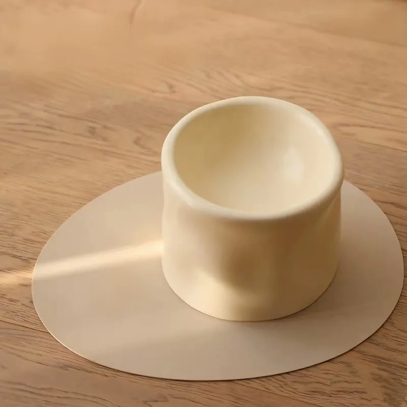 손잡이 도자기 반려동물 그릇 tableware view 8
