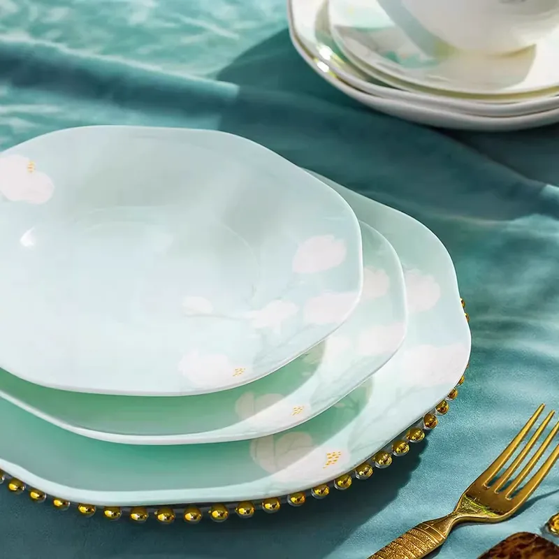 New Chinese Bone China Tableware Set tableware view 3