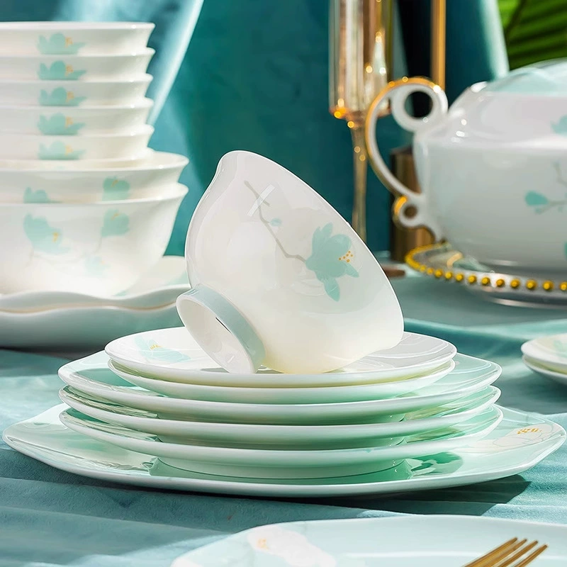 New Chinese Bone China Tableware Set tableware view 4