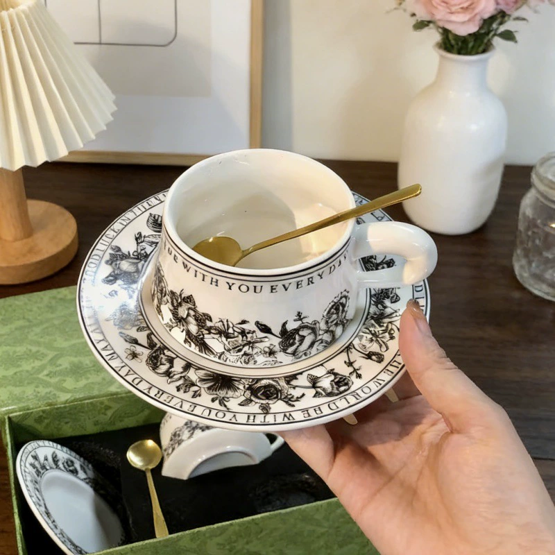 Ceramic Coffee Cup Set tableware view 2