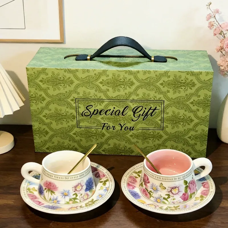 Ceramic Coffee Cup Set tableware view 3