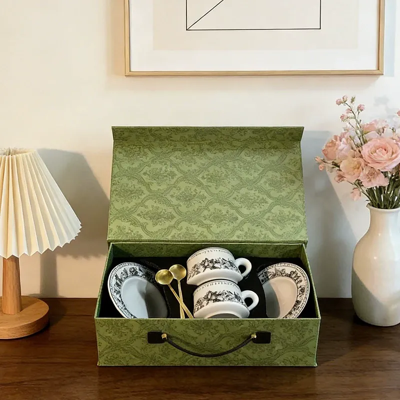 Ceramic Coffee Cup Set tableware view 8