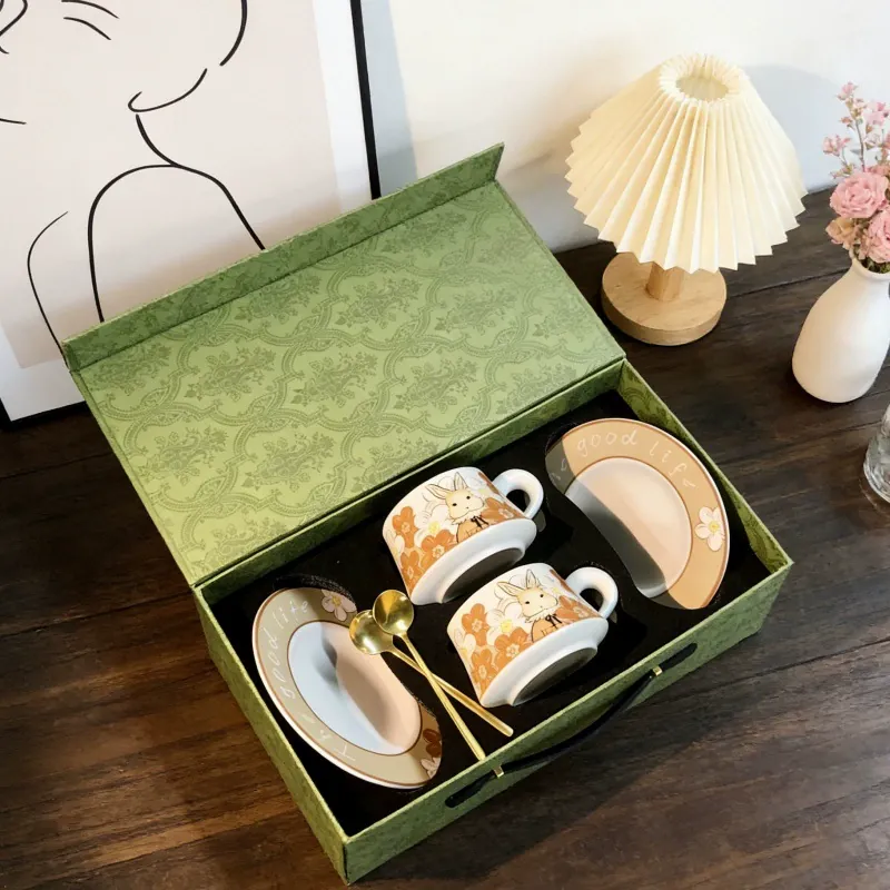 Ceramic Coffee Cup Set tableware view 10