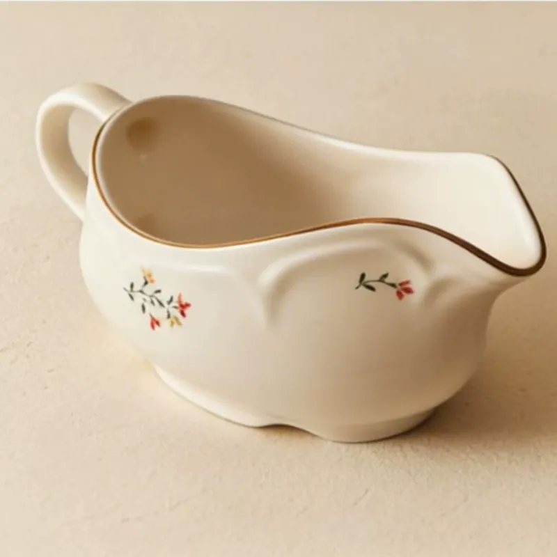 Service de table en porcelaine à motif floral tableware view 7