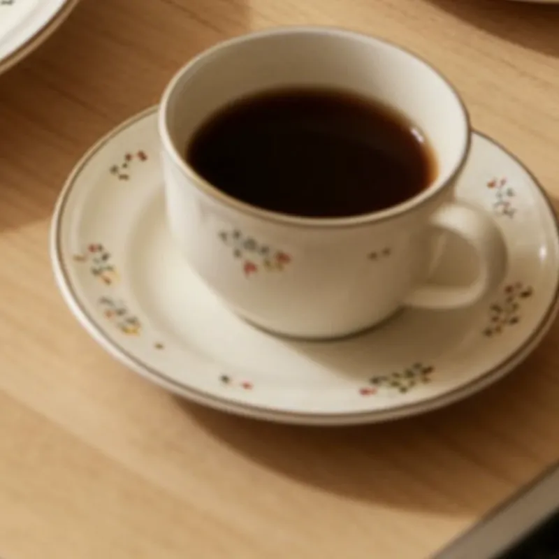 Service de table en porcelaine à motif floral tableware view 8