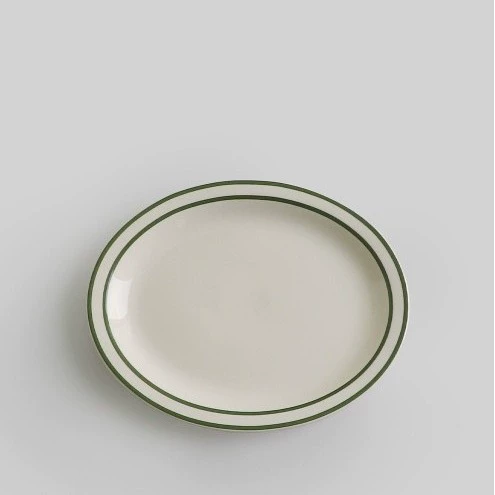 Prato de salada de porcelana tableware view 7