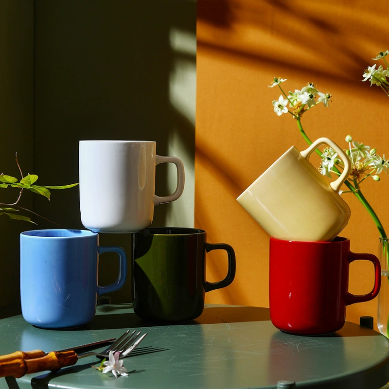 Porcelain Mug with Saucer