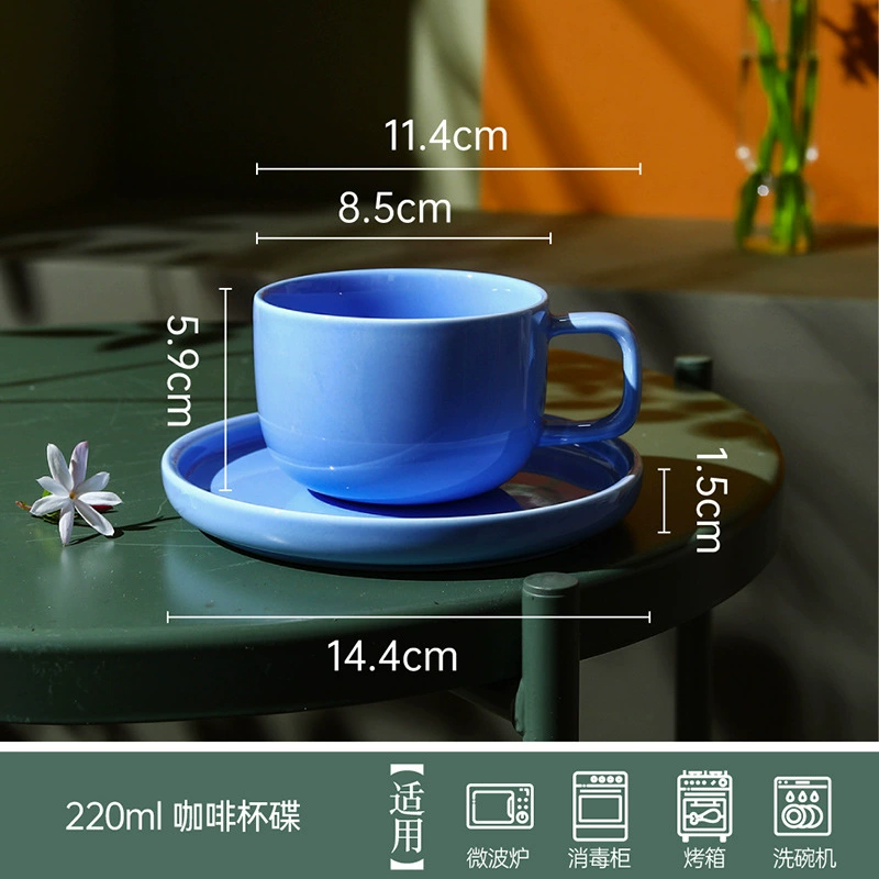 Porcelain Mug with Saucer tableware view 10