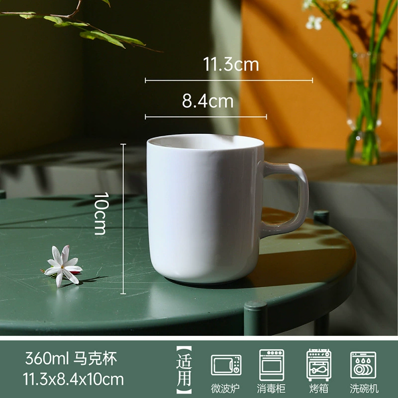 Porcelain Mug with Saucer tableware view 11