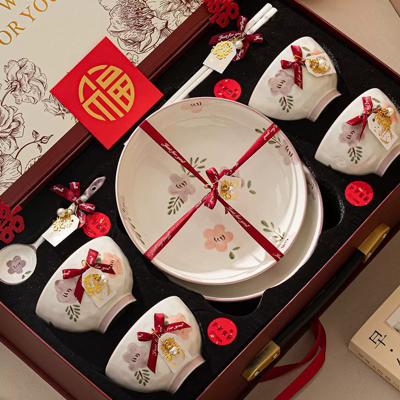 Service de vaisselle en porcelaine pour cadeau de mariage tableware
