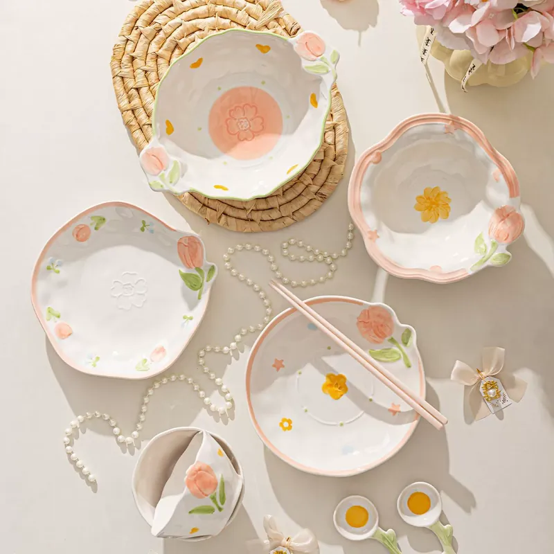 Service de vaisselle en porcelaine pour cadeau de mariage tableware view 4