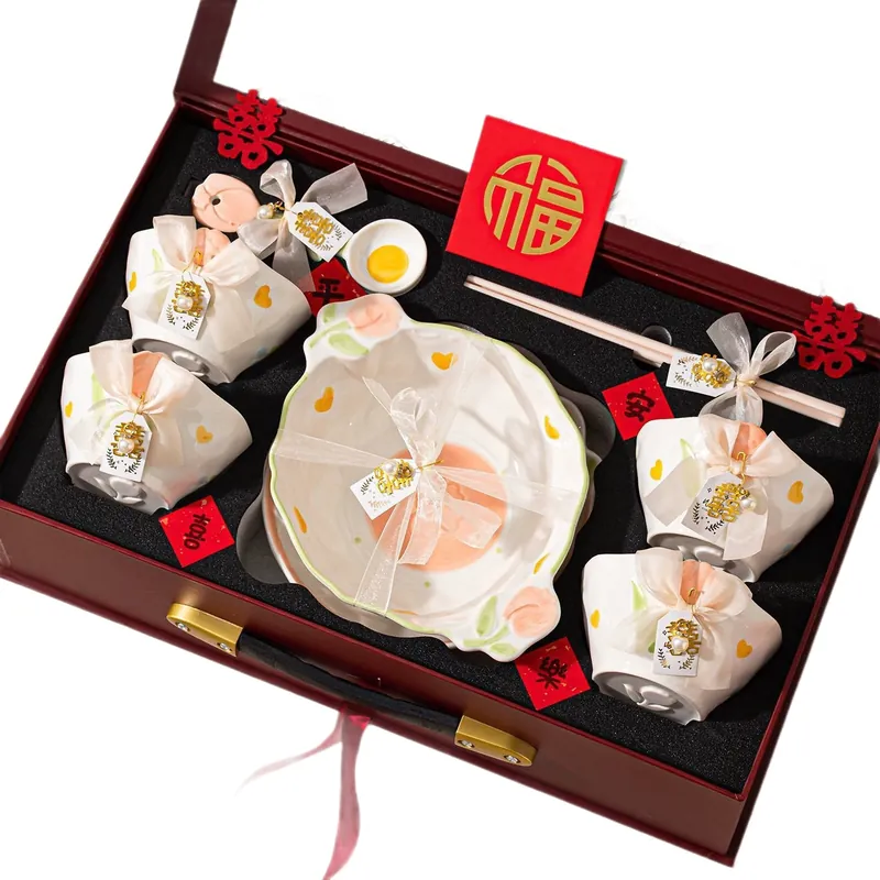 Service de vaisselle en porcelaine pour cadeau de mariage tableware view 5