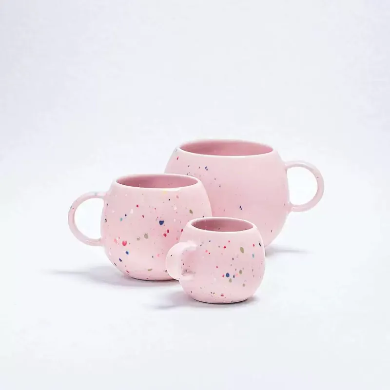 도자기 머그컵 스플래터 유약 tableware view 11